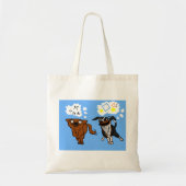 シンプルな犬および助手犬のバッグ トートバッグ (正面)