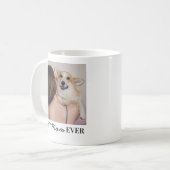 シンプルな犬好き | 犬がいると人生がもっと楽しくなる コーヒーマグカップ (正面左)