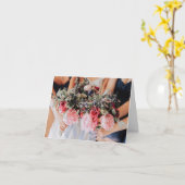 シンプルな甘い牡丹ウェディングシャワーギフトカード カード (黄色い花)