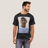 シンプルな男性の50歳の誕生日フォト 名前入り Tシャツ (正面フル)