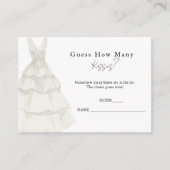 シンプルな白いキスがいくつ ゲーム カード (正面)