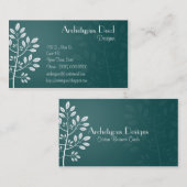 シンプルな白は名刺を残します 名刺 (正面/裏面)