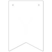 シンプルな白無地の色のパーソナライズItカスタムシステム バンティングフラッグ (第2の旗)