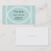 シンプルな社会的なテレホンカード コーリングカード (正面/裏面)