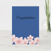 シンプルな祝賀カード カード (正面)