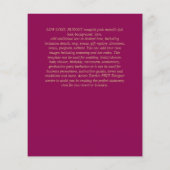 シンプルな私たちの結婚式 スペイン語の結婚式 テキストのみの招待状 (裏面)