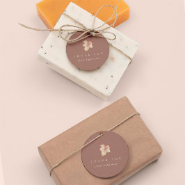 シンプルな秋の落ち葉の感謝 フェイバータグ