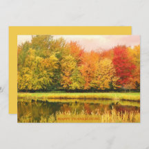 シンプルな秋の風景 感謝祭