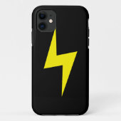 シンプルな稲妻の暗いiPhone 5の箱 Case-Mate iPhoneケース (裏面)