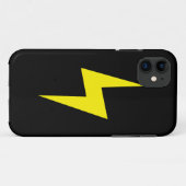 シンプルな稲妻の暗いiPhone 5の箱 Case-Mate iPhoneケース (裏面(横))