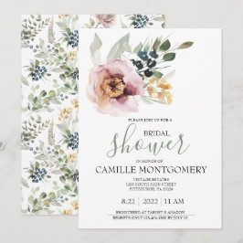 シンプルな結婚前のお茶会招待状 招待状