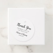 シンプルな結婚式のお礼タグ フェイバータグ (インサイチュ)