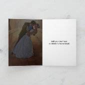 シンプルな結婚式の写真にお礼 サンキューカード (内部)