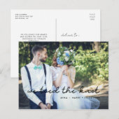 シンプルな結婚式の写真 ポストカード (正面/裏面)