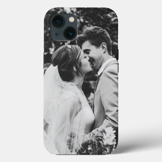 シンプルな結婚式の写真 新婚カップル  Case-Mate iPhoneケース (裏面)