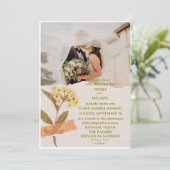 シンプルな結婚式の招待状 招待状 (スタンド正面)