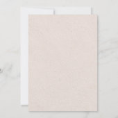 シンプルな結婚式の招待状 招待状 (裏面)