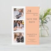 シンプルな結婚式のSave The Date写真 セーブザデート (スタンド正面)