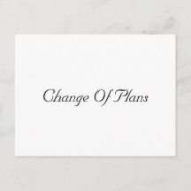 シンプルな結婚式延期のお知らせ