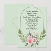 シンプルな結婚式招待状 招待状 (正面/裏面)