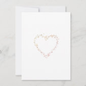 シンプルな結婚式招待状 招待状 (裏面)