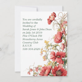 シンプルな結婚式招待状 招待状