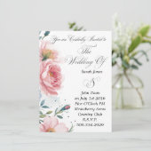 シンプルな結婚式招待状 招待状 (スタンド正面)