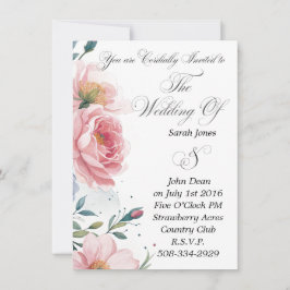 シンプルな結婚式招待状 招待状