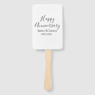 シンプルな結婚記念日の名前の日付の年 mi ハンドファン