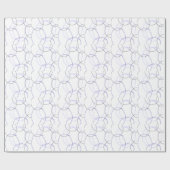 シンプルな緑の水彩抽象ロゴテキスト追加ミニ ラッピングペーパー (フラット)