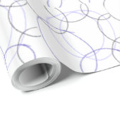 シンプルな緑の水彩抽象ロゴテキスト追加ミニ ラッピングペーパー (ロールコーナー)