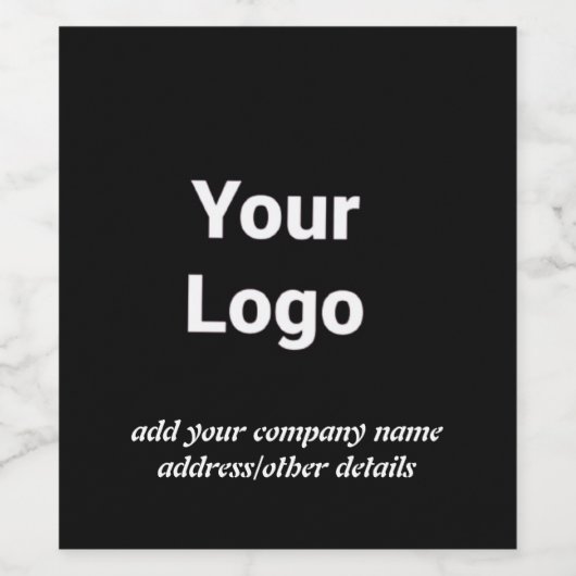 シンプルな緑の水彩抽象ロゴテキスト追加ミニ ワインラベル (シングルラベル)