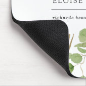 シンプルな緑の草木 マウスパッド (コーナー)