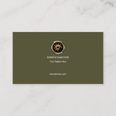 シンプルな縦線は機械工学者を並べます 名刺 (裏面)