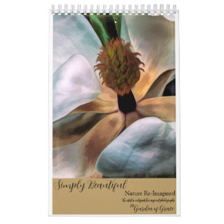 シンプルな美しさ:自然の再カレンダー カレンダー