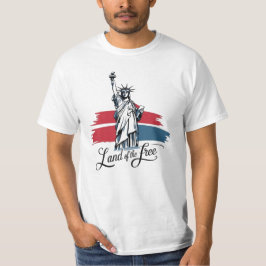 シンプルな自由 Tシャツ