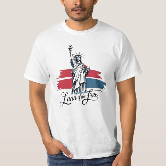 シンプルな自由 Tシャツ (正面)