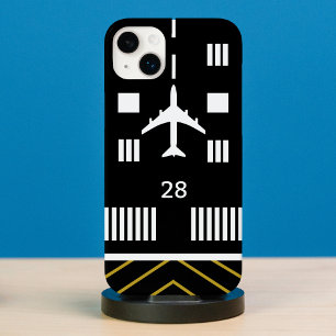 シンプルな航空テーマの滑走路・空港・飛行機デザイン Case-Mate iPhone 14 PLUSケース