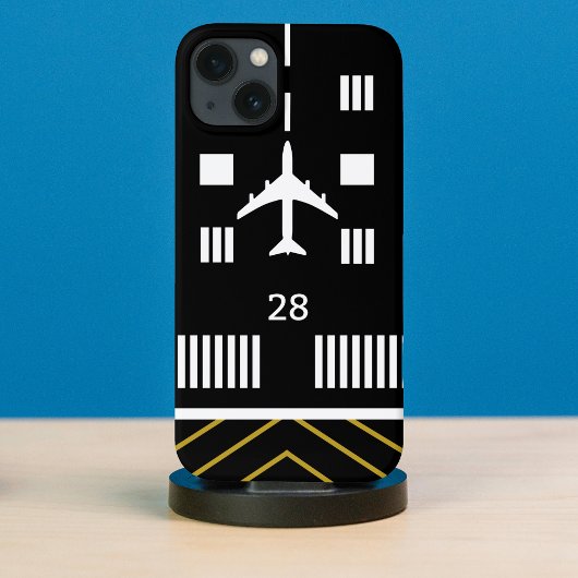 シンプルな航空テーマの滑走路・空港・飛行機デザイン Case-Mate iPhoneケース