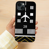 シンプルな航空テーマの滑走路・空港・飛行機デザイン Case-Mate iPhoneケース