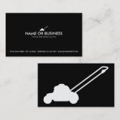 シンプルな芝刈機 名刺 (正面/裏面)