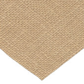 シンプルな花の素朴なバーラップの質 ショートテーブルランナー (コーナー)