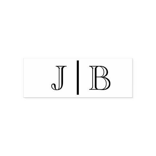 シンプルな花嫁花婿の結婚式2イニシャルモノグラムVSCA セルフインキングスタンプ (デザイン)