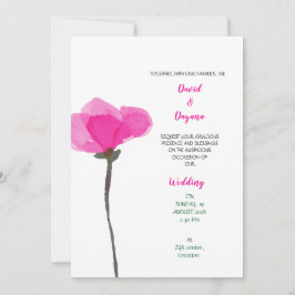 シンプルな花 セーブザデート