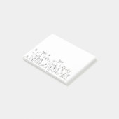 シンプルな花(a302) ポストイット (アングル)