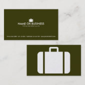 シンプルな荷物 名刺 (正面/裏面)