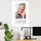 シンプルな葬儀用歓迎看板（お別れの会・葬儀用） ポスター (ホームオフィス)