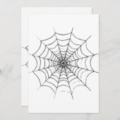 シンプルな蜘蛛の巣 シーズンカード (正面/裏面)