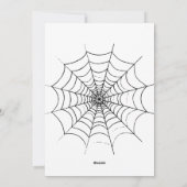 シンプルな蜘蛛の巣 シーズンカード (裏面)