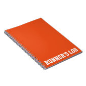 シンプルな訓練のランナーの丸太の基本的な色 ノートブック (右側)